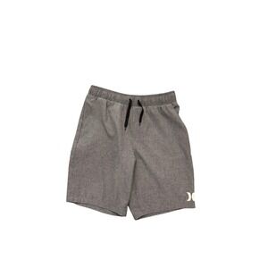 Hurley Boys Gray Heathered Performance Walk Shorts Size Medium 10-12Y